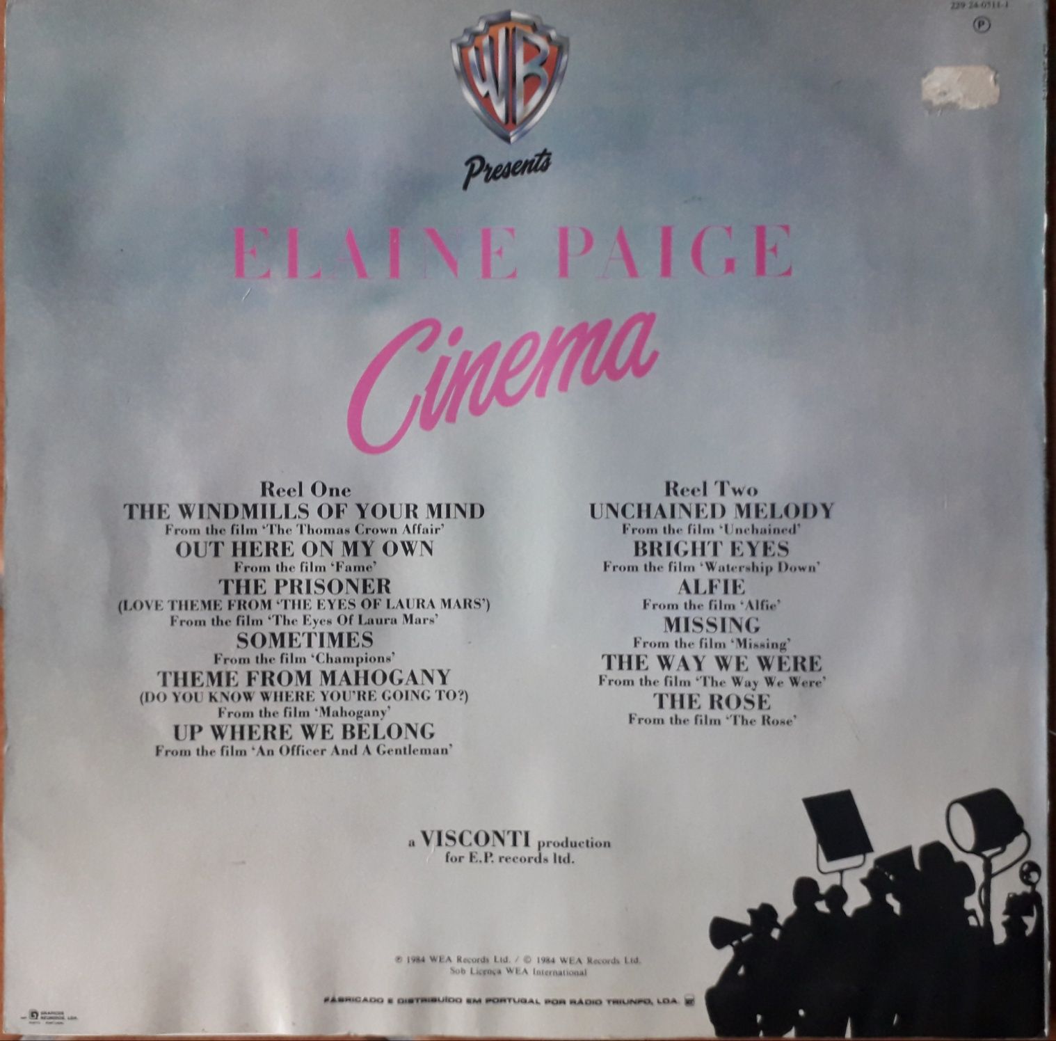 Elaine Paige - Cinema, LP vinil