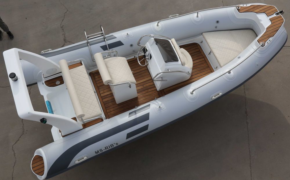 Motorówka, Hypeboat, Łódź, Wędkarska - MS-RIB’s R520B Hypalon