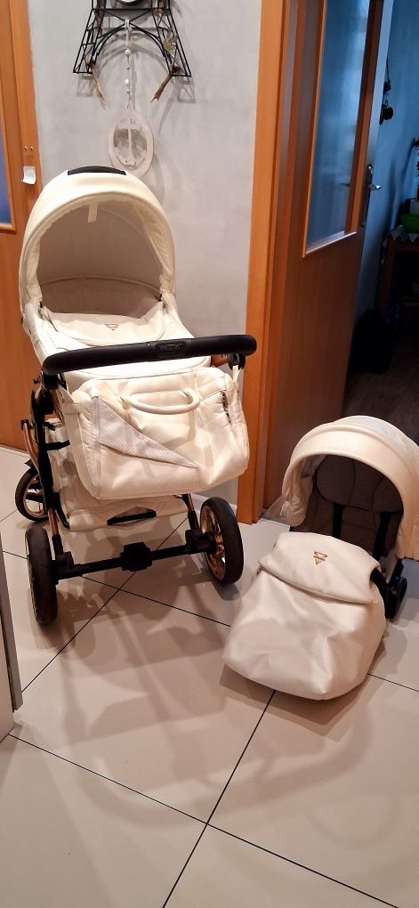 Wózek Junama Diamond  Premium 3w 1  sliczny