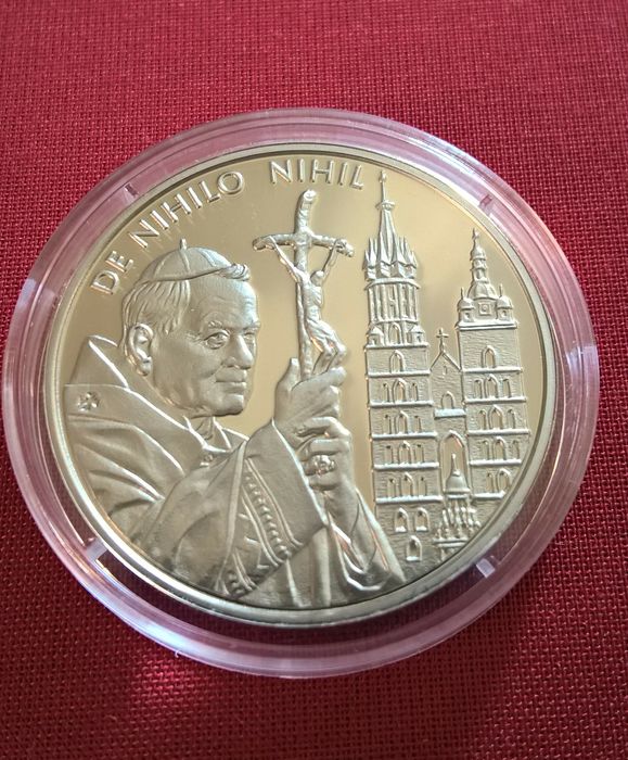 Jan Paweł II 2005 r moneta pamiątkowa Zakon Maltański