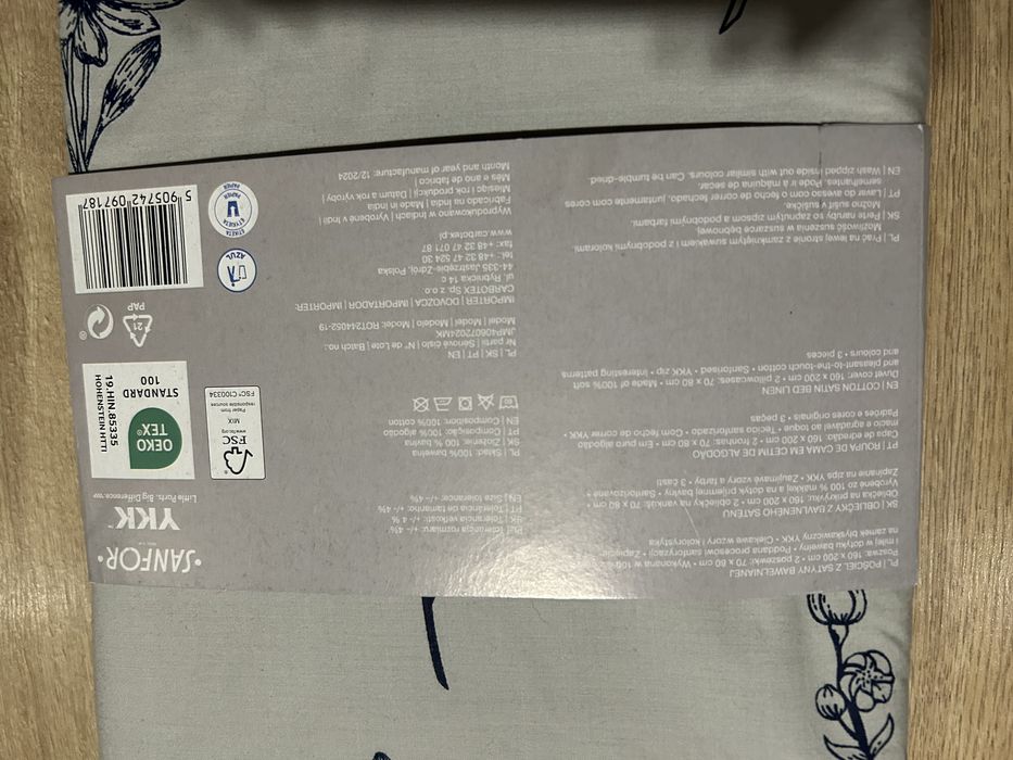 Nowa posciel 160x200 2 poszewki  bawelna satynowa komplet pościeli