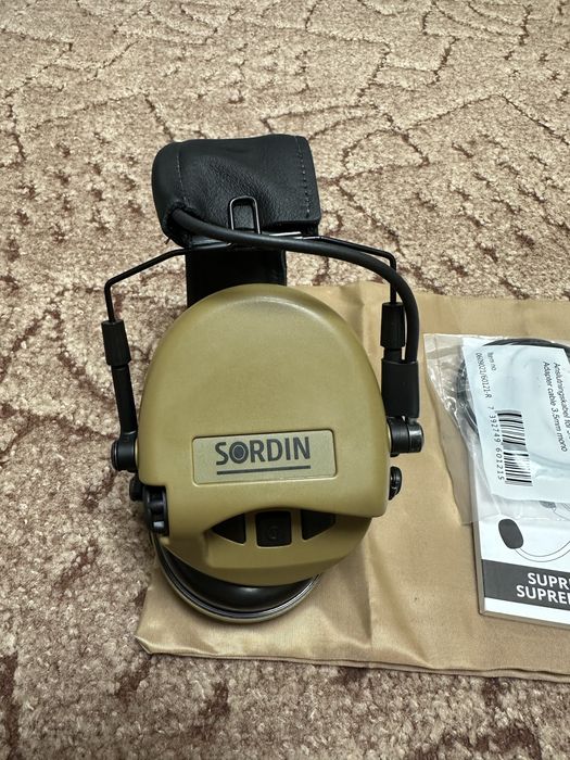 Активні навушники Sordin Supreme Mil AUX3 headband, Mil Aux4 neckband