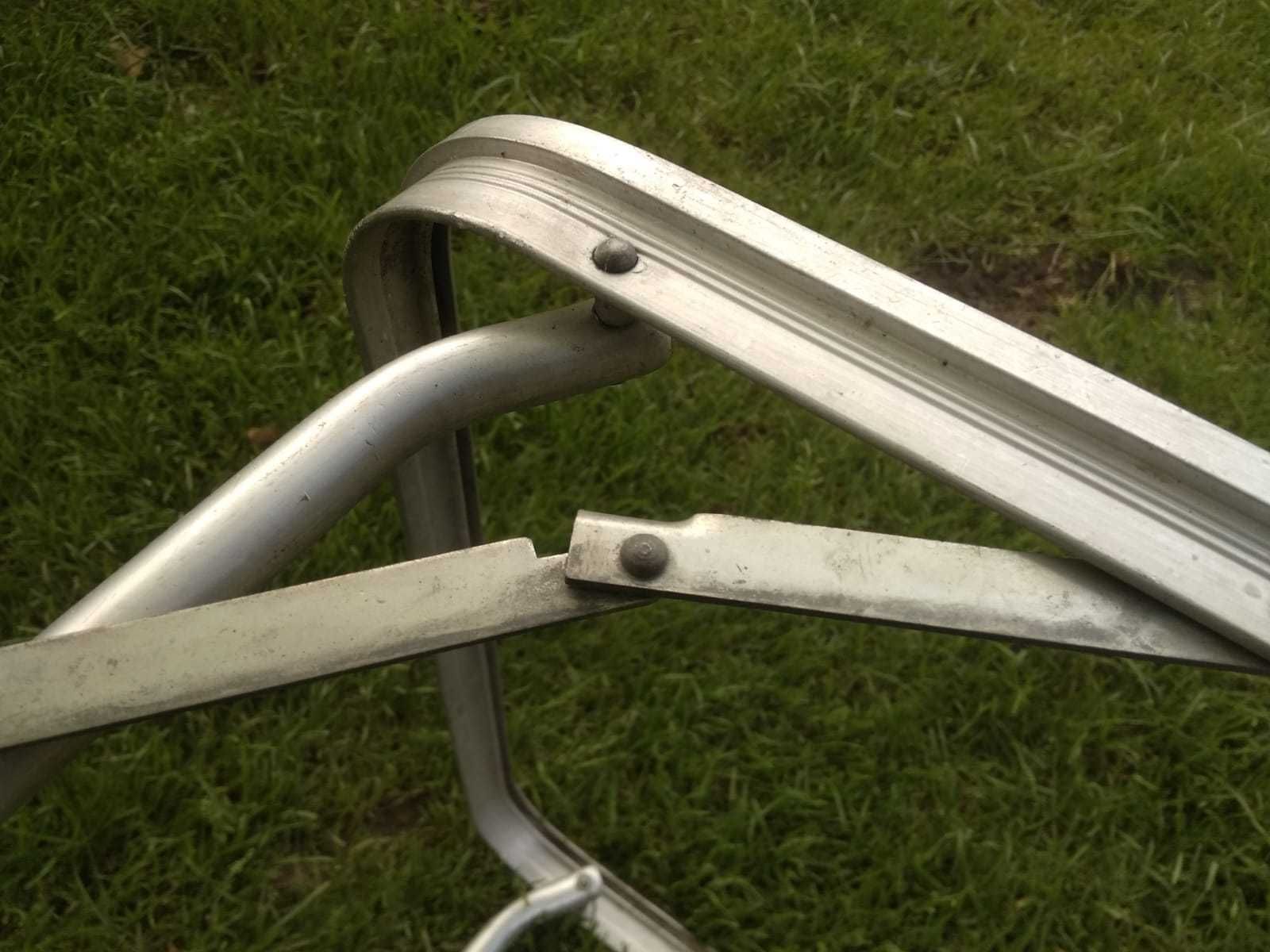 Stolik turystyczny składany aluminiowy rama podstawa 70x47 cm