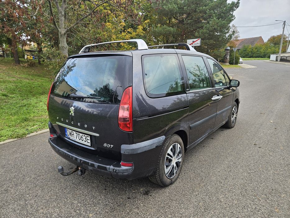 Peugeot 807 ! 2.0 hdi ! 7osób ! Elektryczne drzwi !HAK! Nowy przegląd!