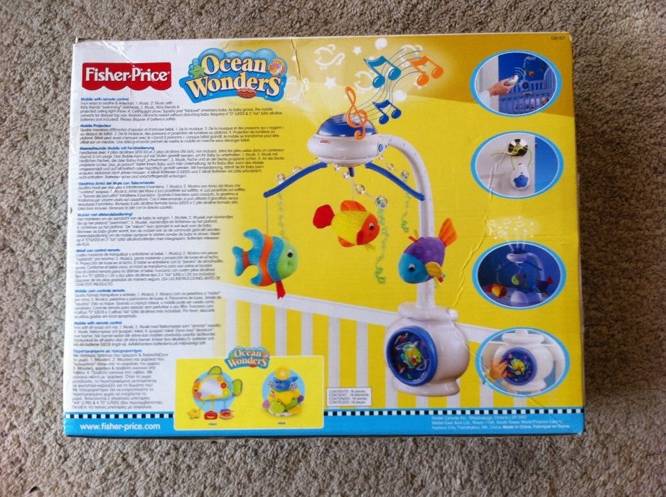 Karuzela do Łóżeczka - Fisher Price Karuzela Ocean Wonders
