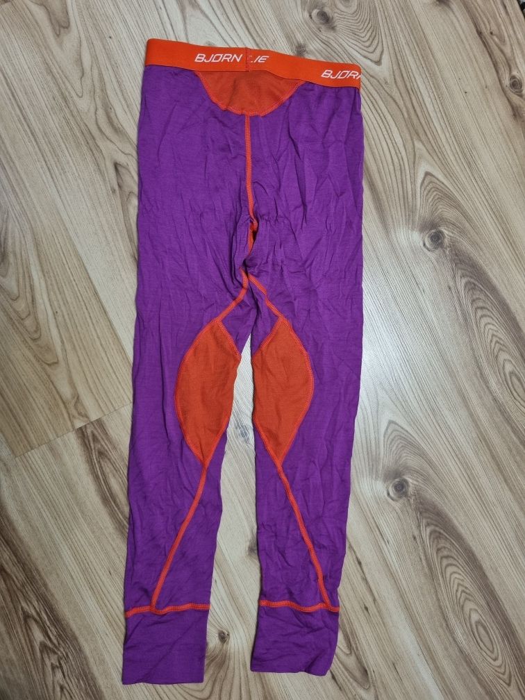 Odzież termiczna legginsy rajstopy Bjorn Daehlie 11-12lat 152cm wełna