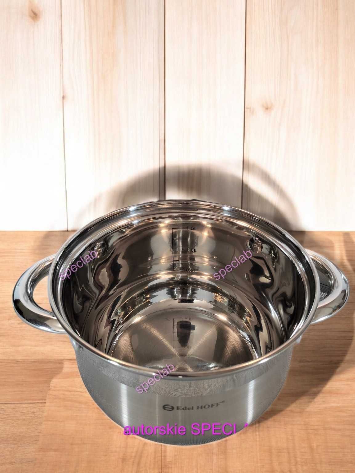 Zestaw garnkow EDELHOFF EH-9014 Gaz, indukcja, Halogen