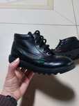 Wiosenne skórzane buty KicKers rozmiar 34