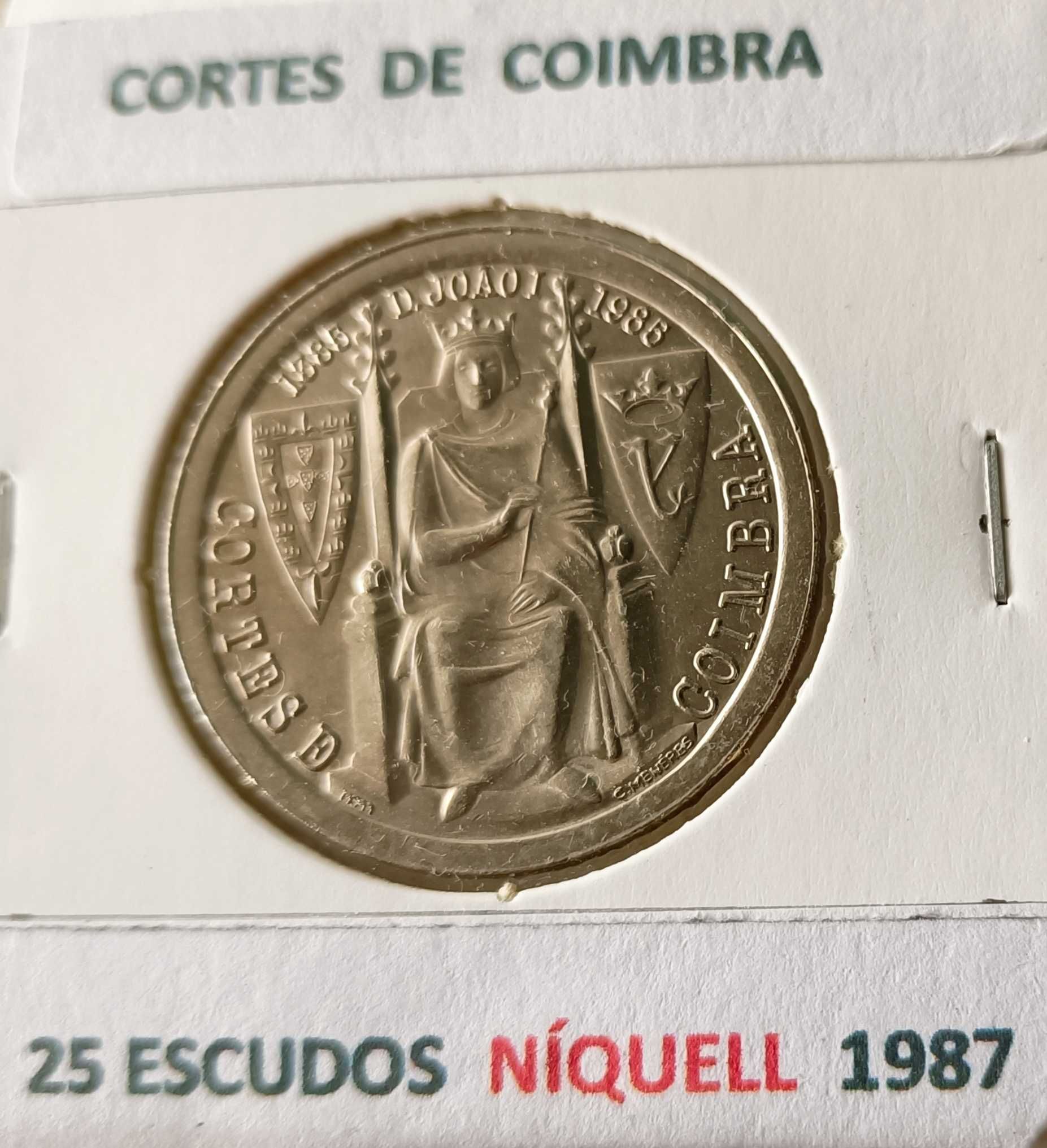 4 Moedas comemorativas 2ª República portuguesa 25 Escudos ( Níquel )