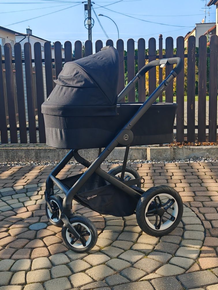 Wózek Cybex Talos S Lux + gondola deep black