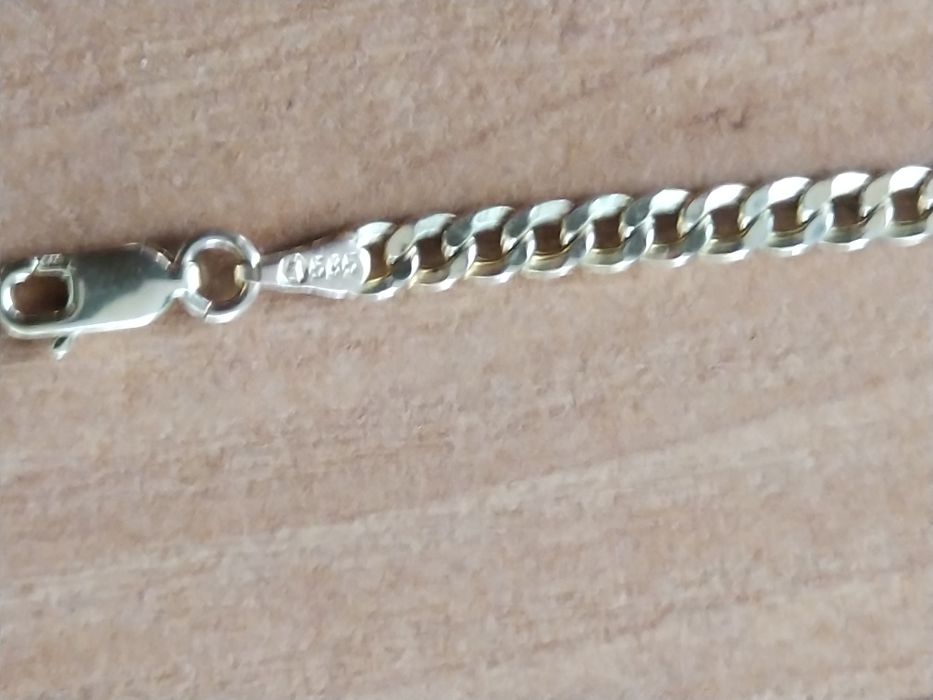 Bransoletka złota 585 pancerka