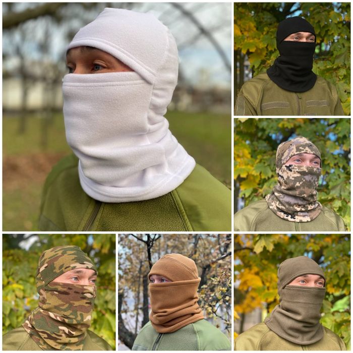 Балаклава флісова зимова / Тактична / Підшоломник / Баф / Шапка