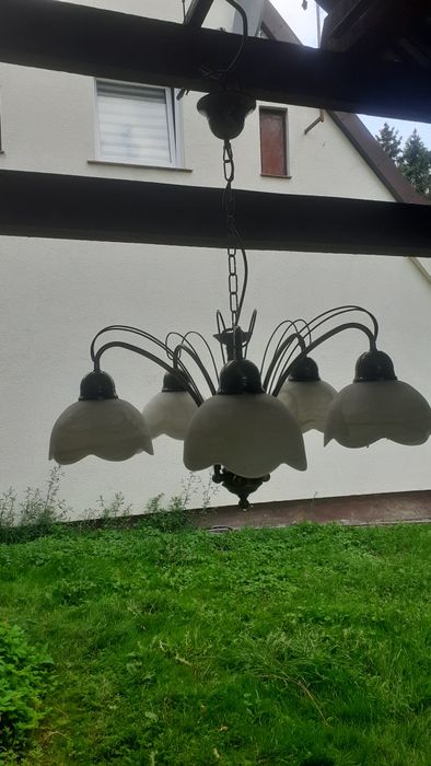 Żyrandol 5 ramion do salonu