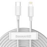 Kabel USB-C do Lightning Baseus Simple Wisdom, PD, 20W, 1.5m  2szt.
