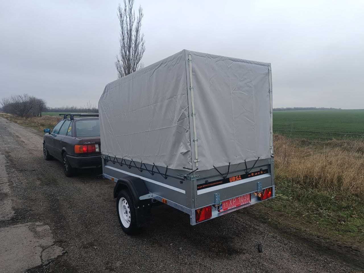 Причіп оцинкований. 2500х1250 мм. Бортоой прицеп.