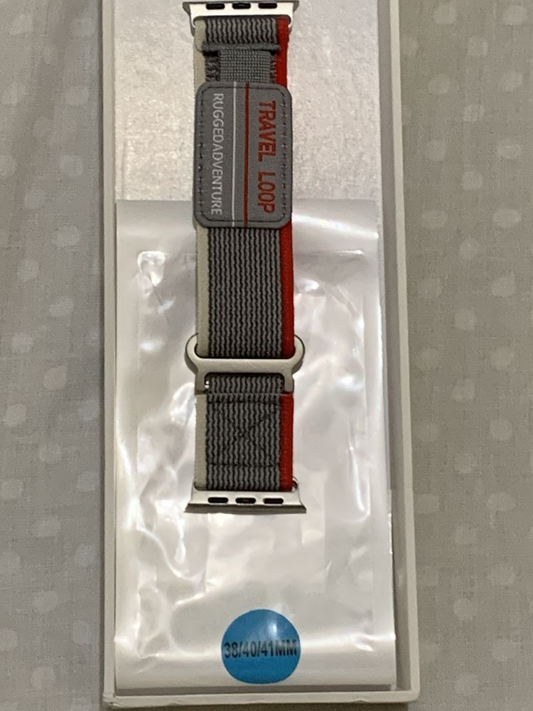Bracelete elastica com velcro para relogios Apple e outros relogios