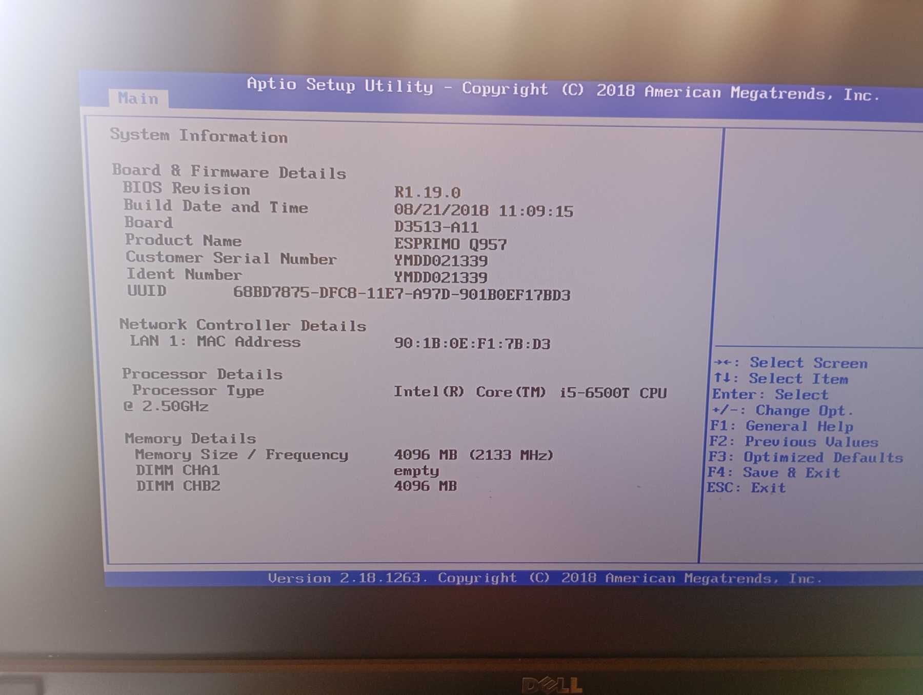 Неттоп Fujitsu Esprimo Q957 Core™ i5-6500T/DDR4 4 GB/500 GB