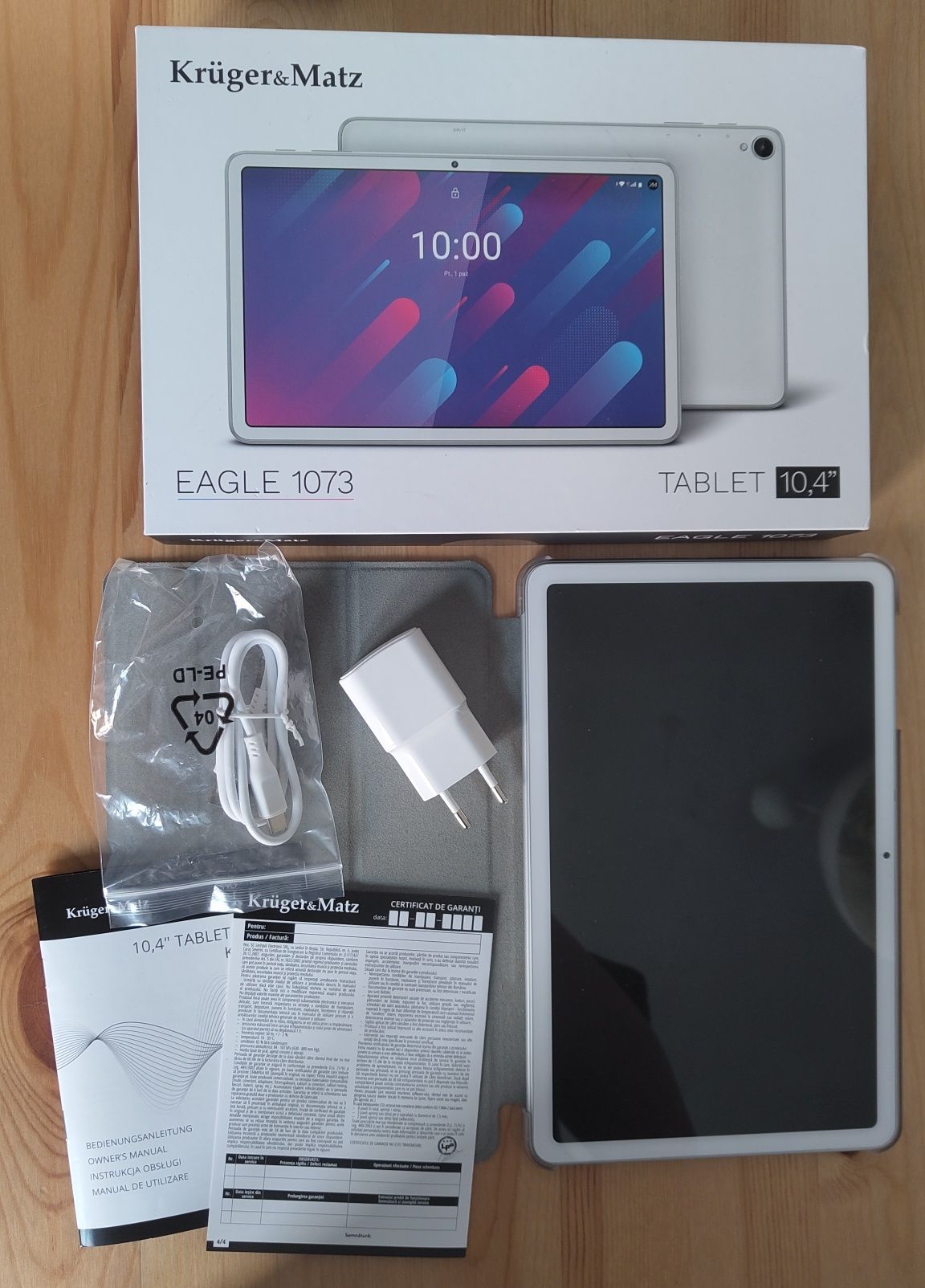 Tablet Kruger&Matz Eagle 1073 + etui + ładowarka GWARANCJA