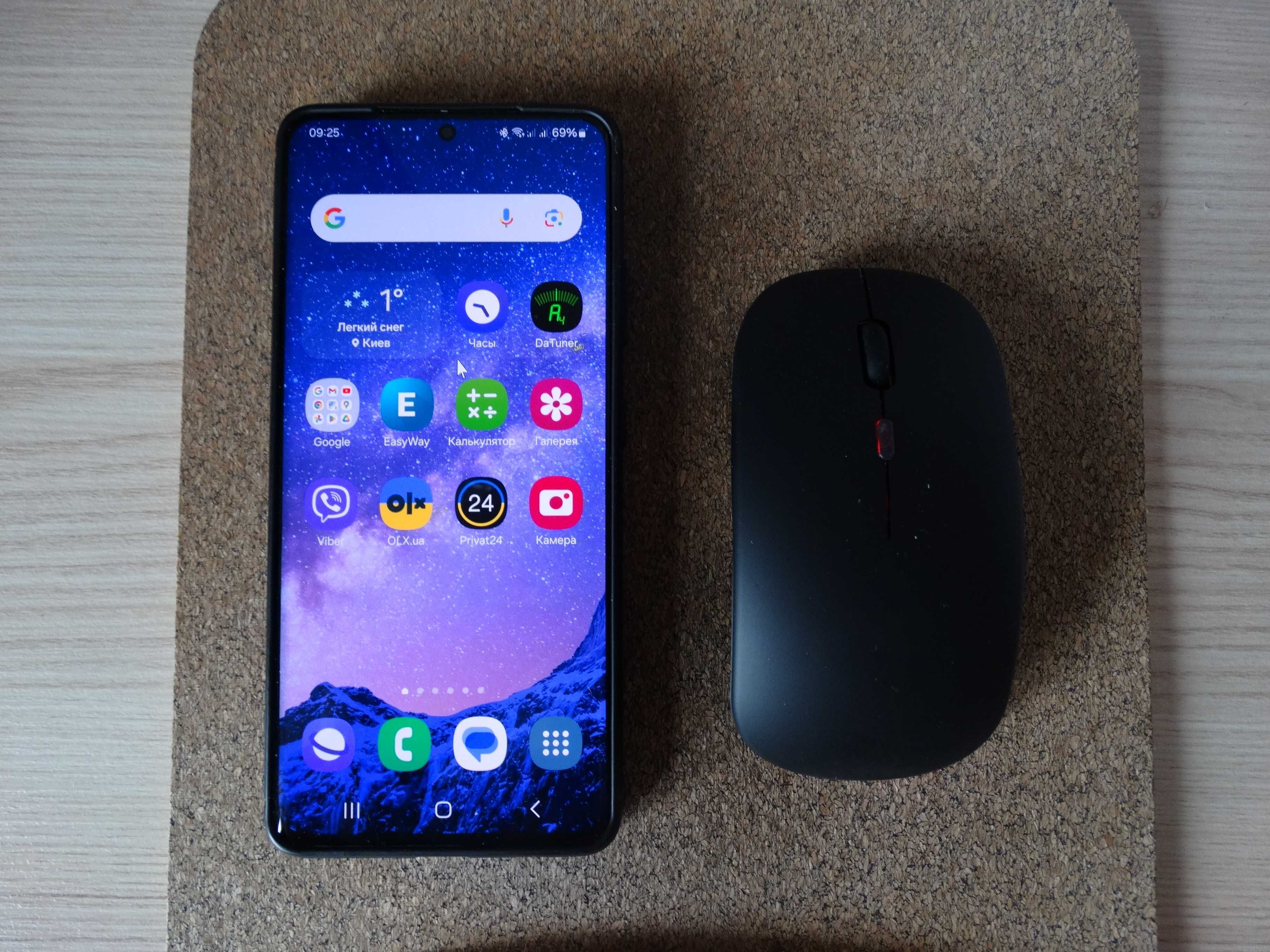 беспроводная бесшумная оптическая Bluetooth мышка с USB-приёмником RGB