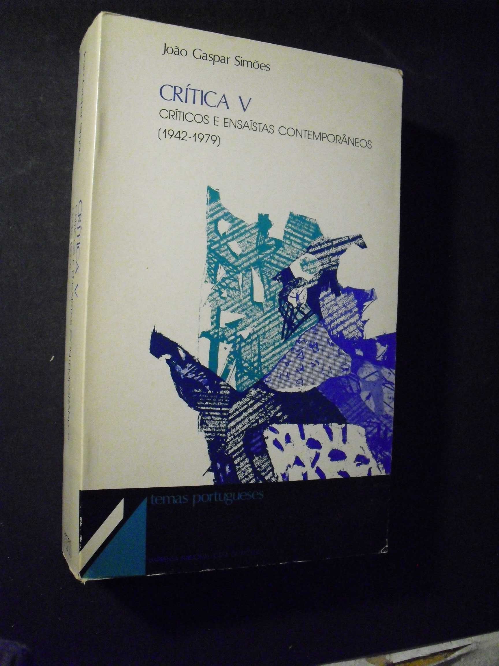 Simões (João Gaspar);Critica e Ensaístas Contemporâneos (1942/1979)