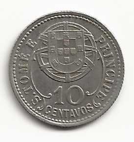 10 Centavos de 1929 Republica Portuguesa, São Tomé e Príncipe