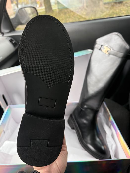 Кожаные сапоги 38-39 размер