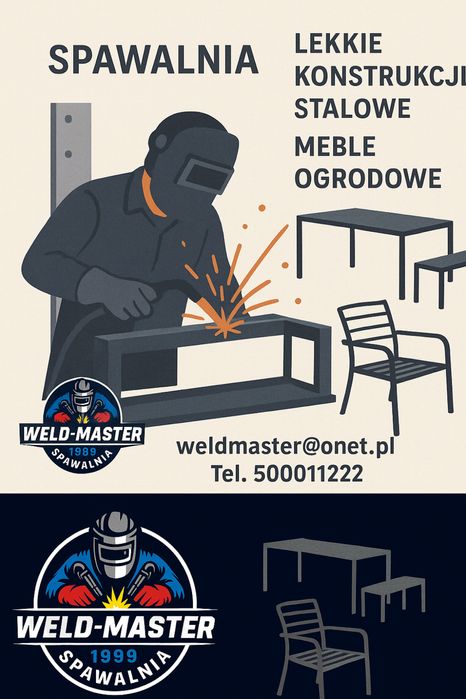 Spawnie konstrukcji  stalowych meble regaly gastronomia