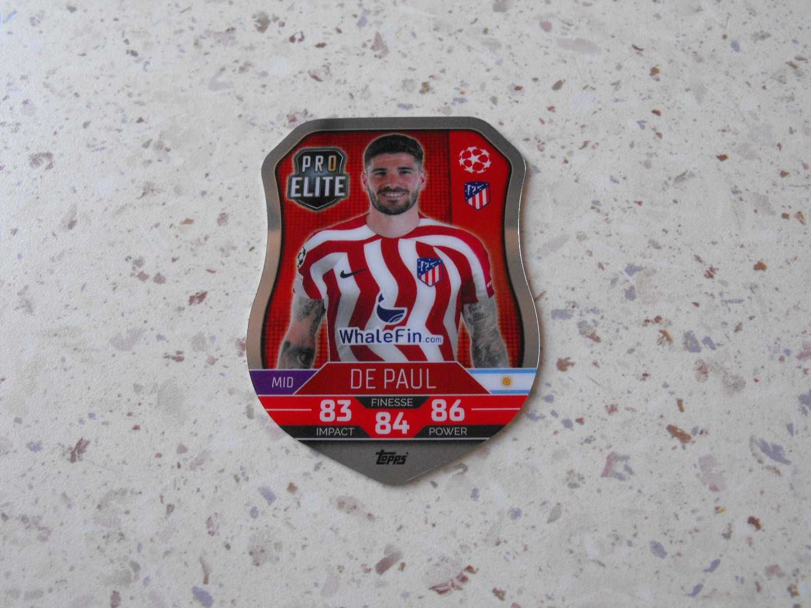 PRO ELITE topps Match Attax 2022/2023, SH6 DE PAUL