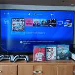 Ps4, slim, 500 GB, 1 pad, 3 gry stan bdb