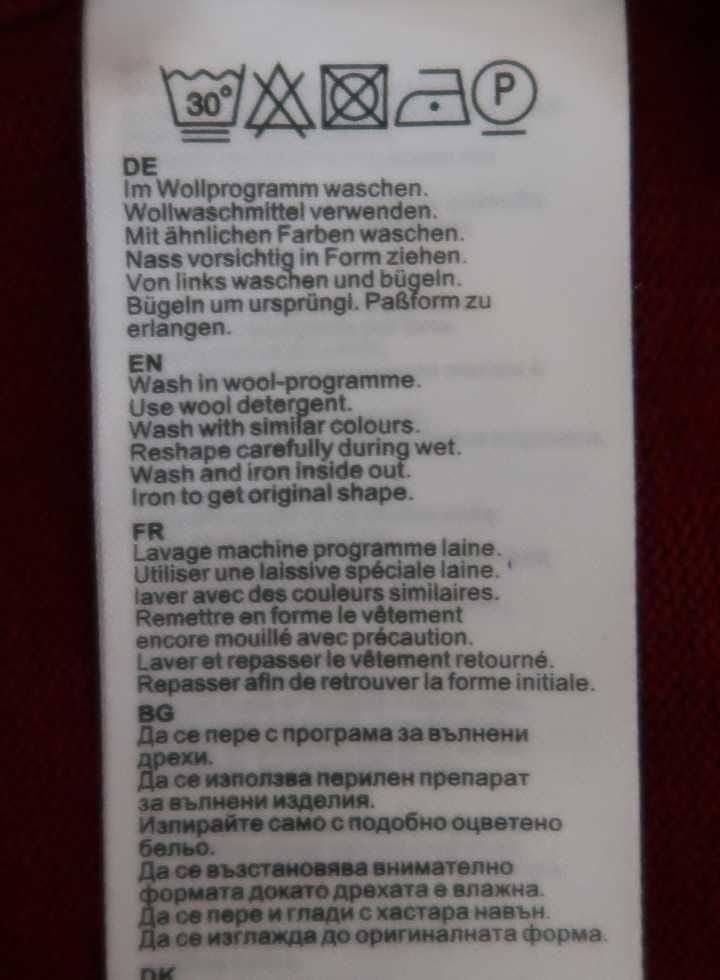 Fynch-Hatton czerwony sweter męski w serek Rozmiar XL premium