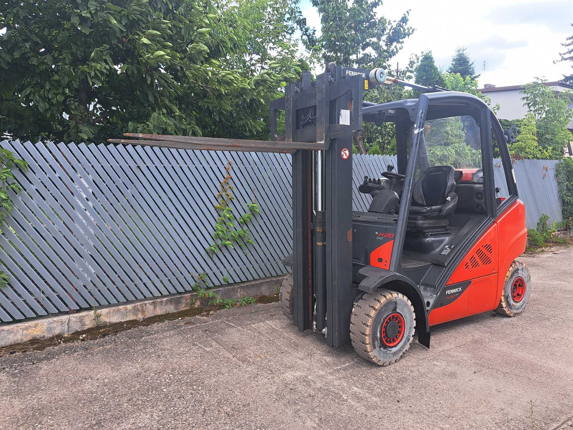 Wózek widłowy Linde H20/600 EVO Triplex 4 sekcje