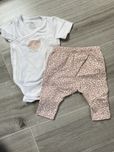 Komplet body i spodnie H&M 56