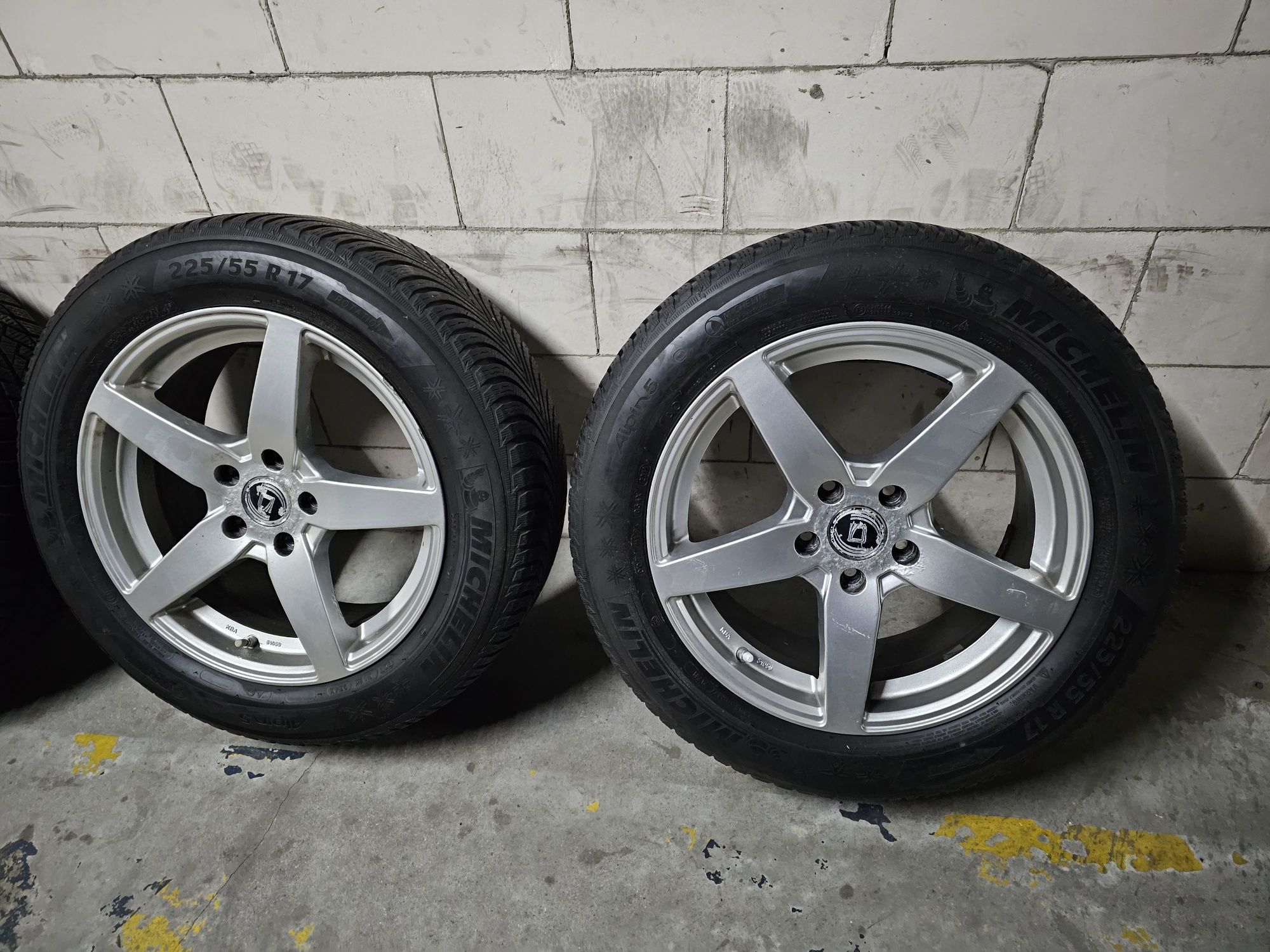 Kpl. Kół BMW 5x112 ZIMA 225/55 R17