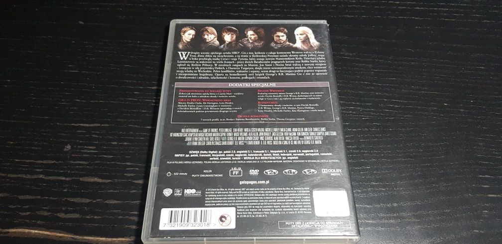 Gra o tron sezon 2 dvd