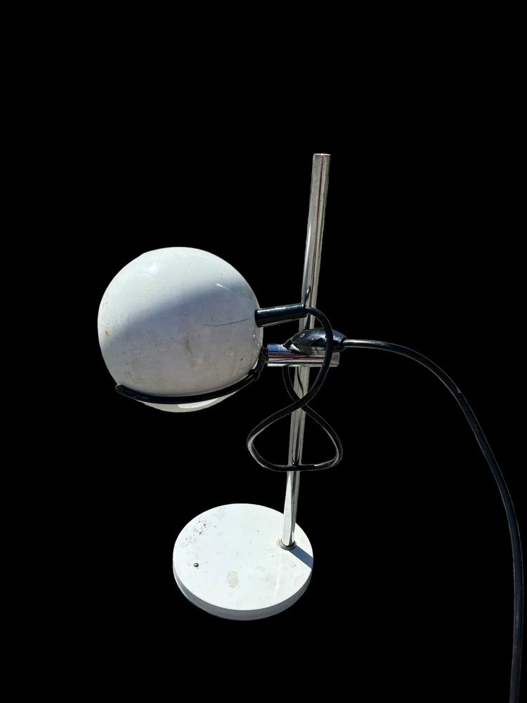 Lampa biurkowa space age vintage ikona prl