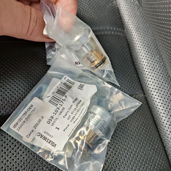 Zaworki zwrotne audi  3.0tfsi