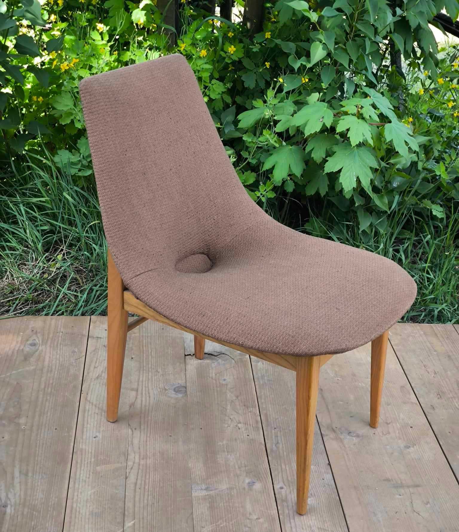 Stare krzesło Hanna Lachert "Muszla" stan oryginalny Design PRL
