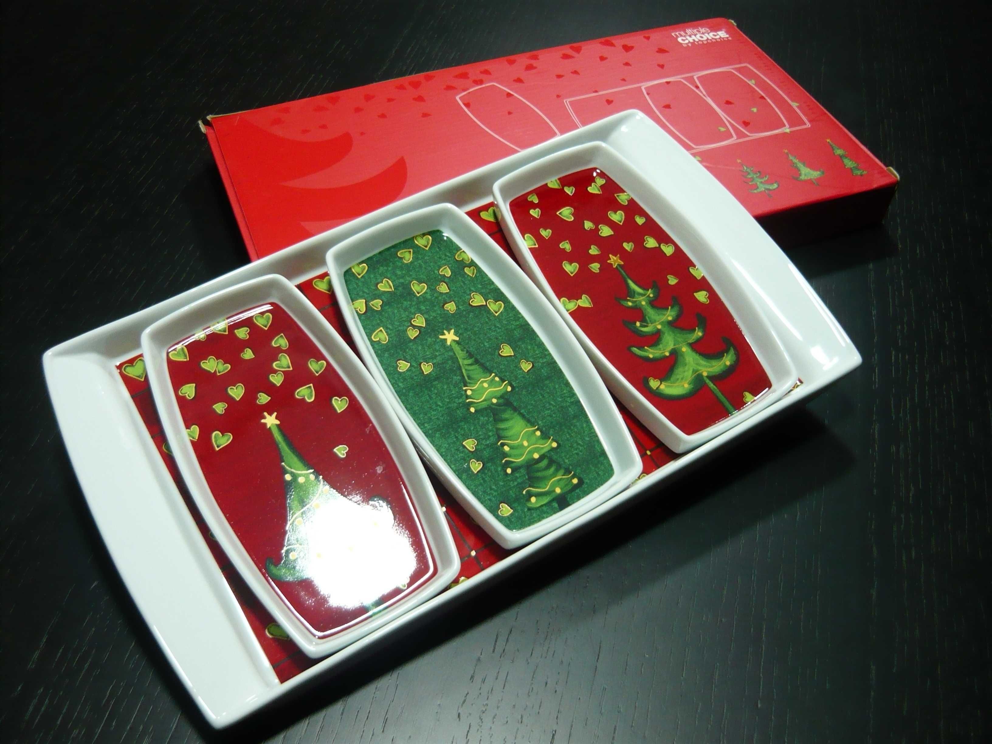 Loiça Natal - Prato louça - Conjunto de 4 Peças - MCHOICE