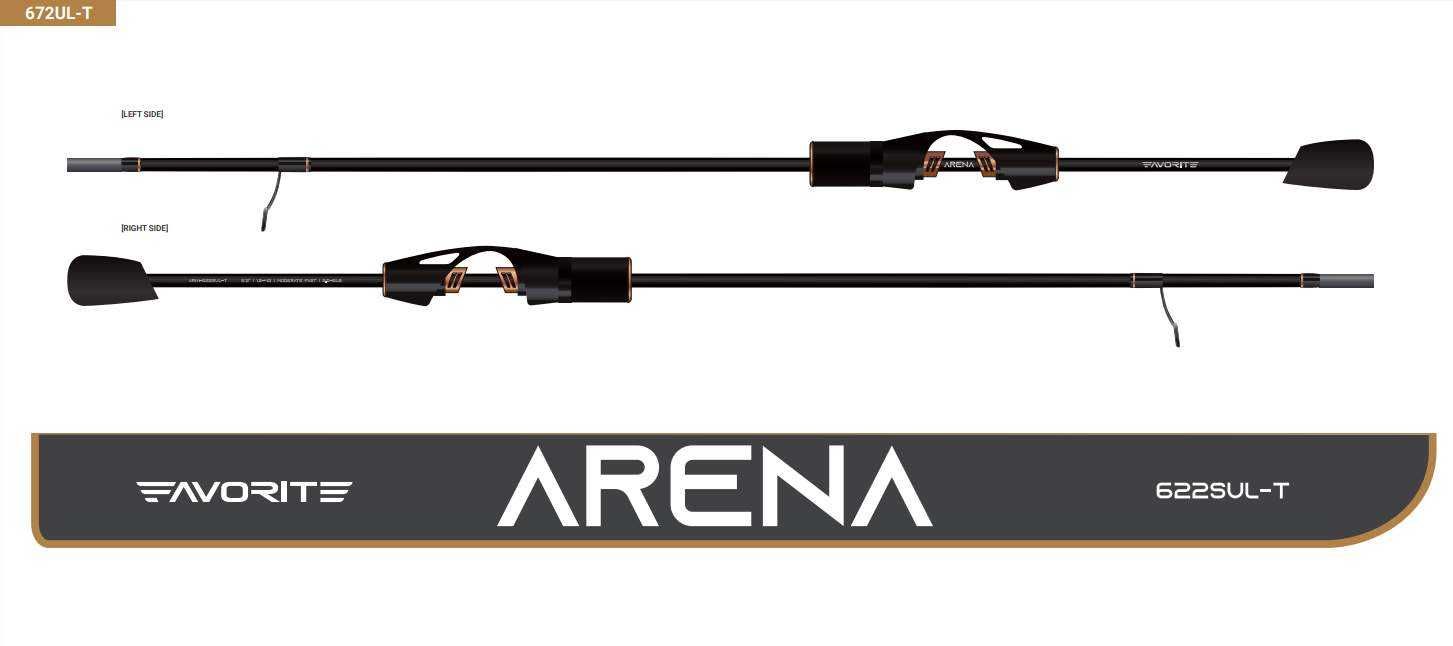 Спінінг Favorite Arena ARN1-672UL-T 2.01m 1.5-4.5g Fast
