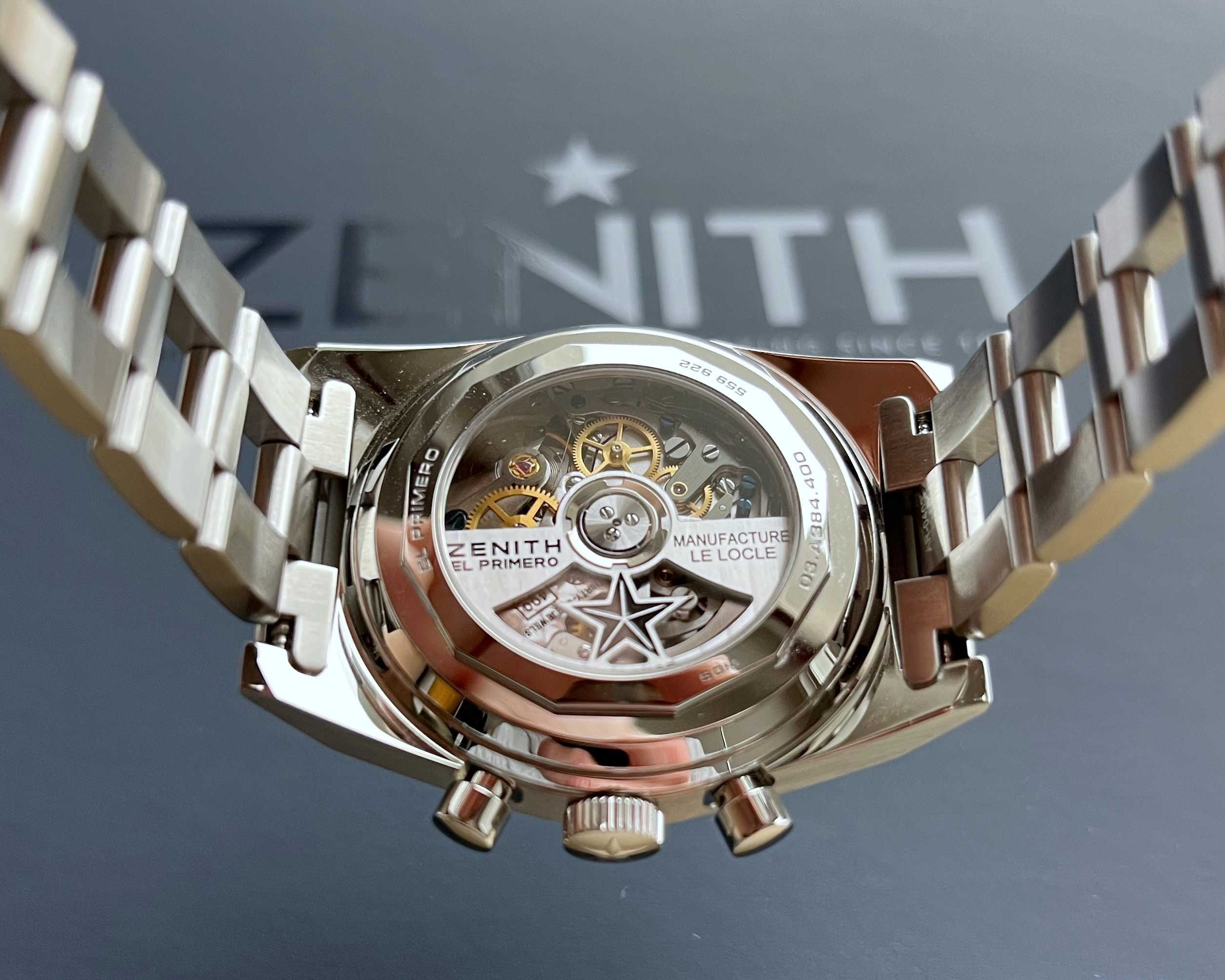 Zegarek Zenith A384 03.A384.400/21.M384 chronograf