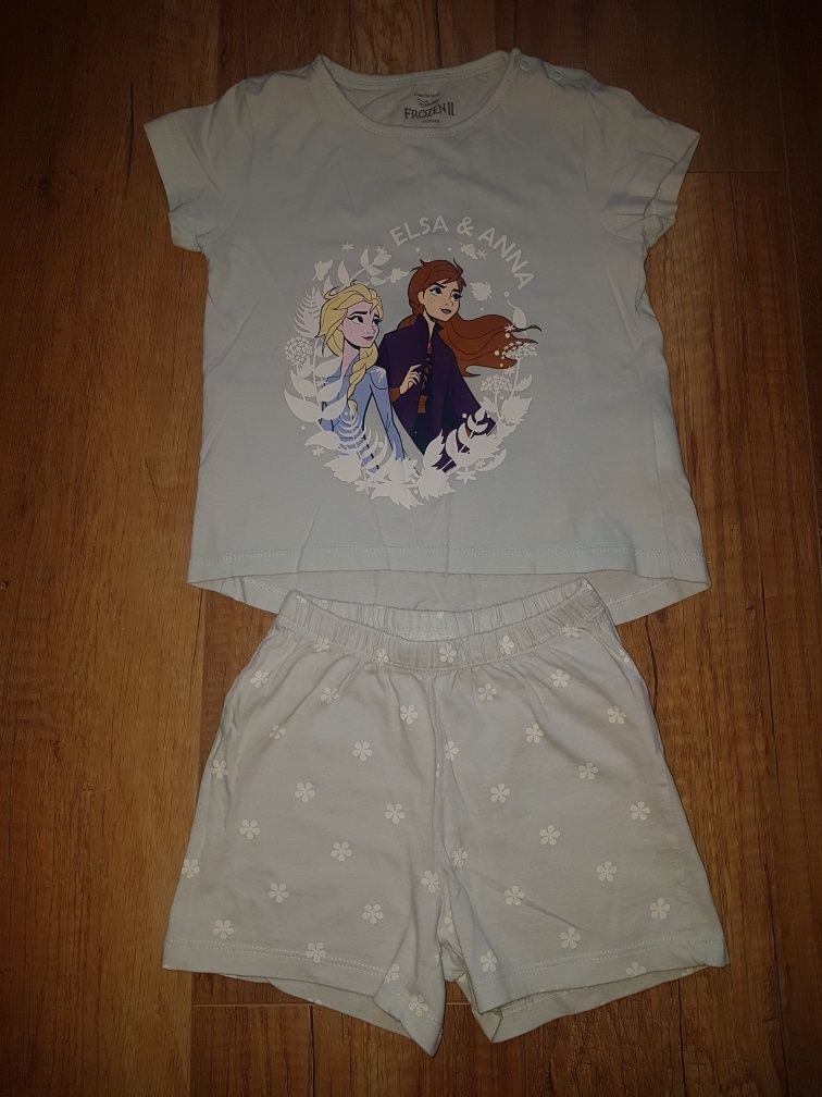 Piżama dziecięca Disney Frozen II Anna Elsa 86 - 92 cm zestaw