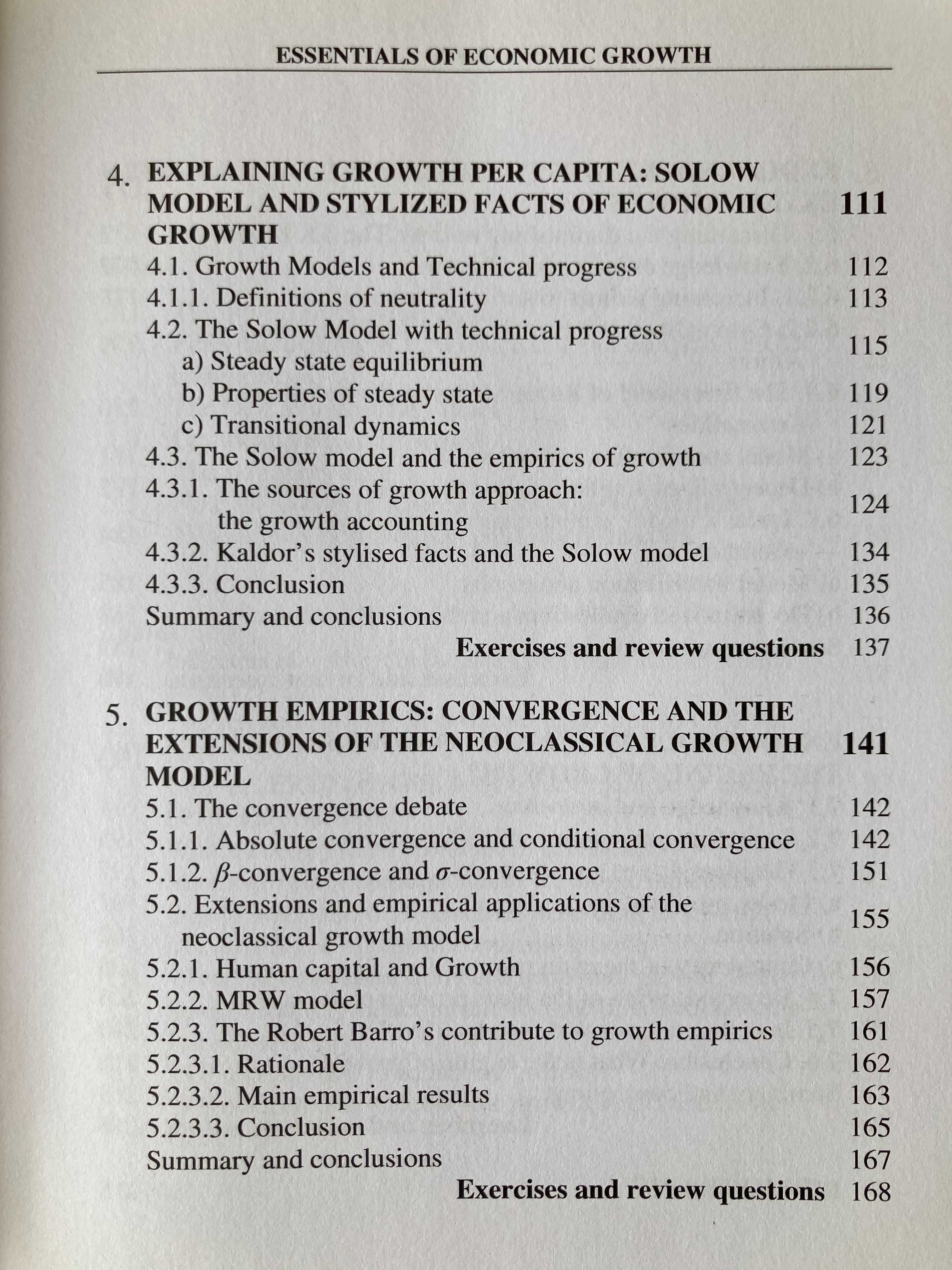 Livro teórico Essentials of Economic Growth (Argentino Pessoa)