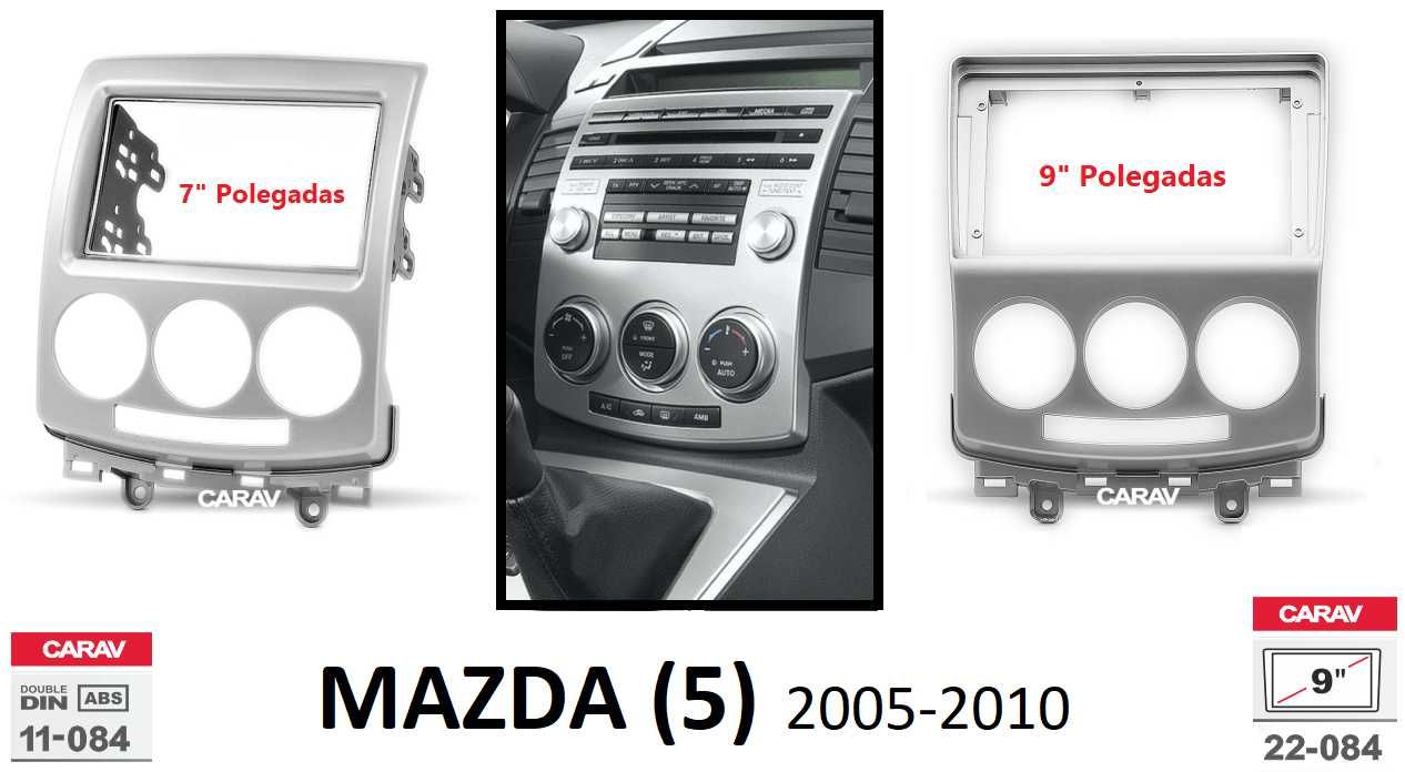 (NOVO) Rádio 2DIN • MAZDA 5 (2005 a 2015) • Android GPS [4+32GB]