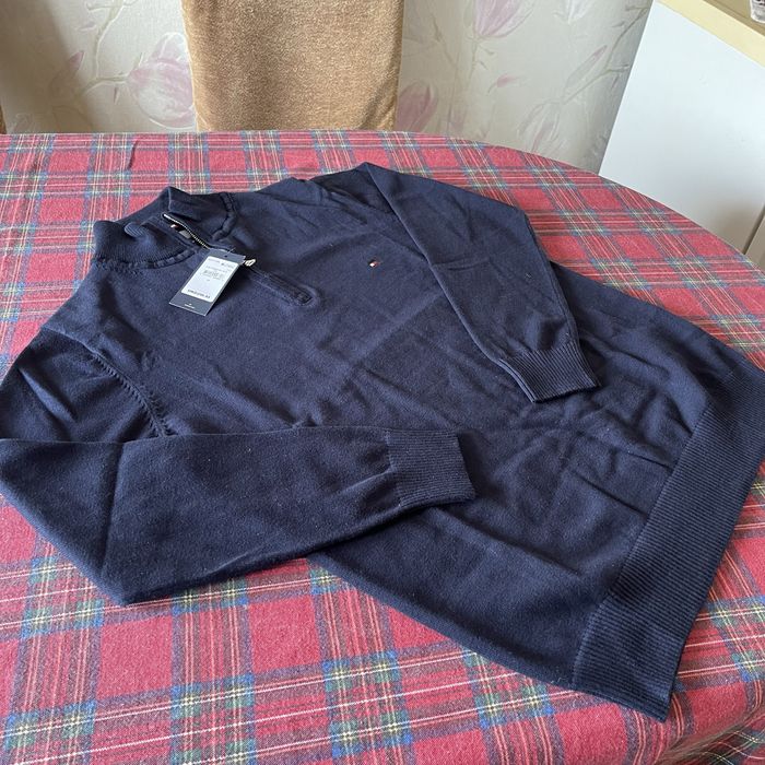 Кофта tommy hilfiger 1/3 джемпер tommy