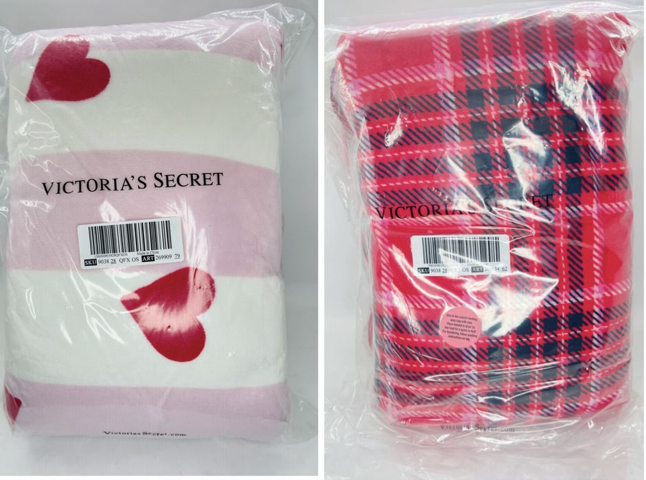 Мякий плед на штучній шерпі Victorias Secret
