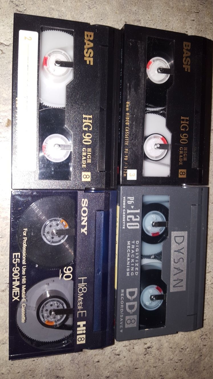 Kasety do kamer VHS-C. Cena za 3 szt VHS-C !