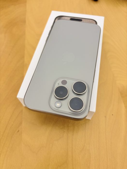 iPhone 15 Pro 256GB Titanium Natural - Fatura e garantia