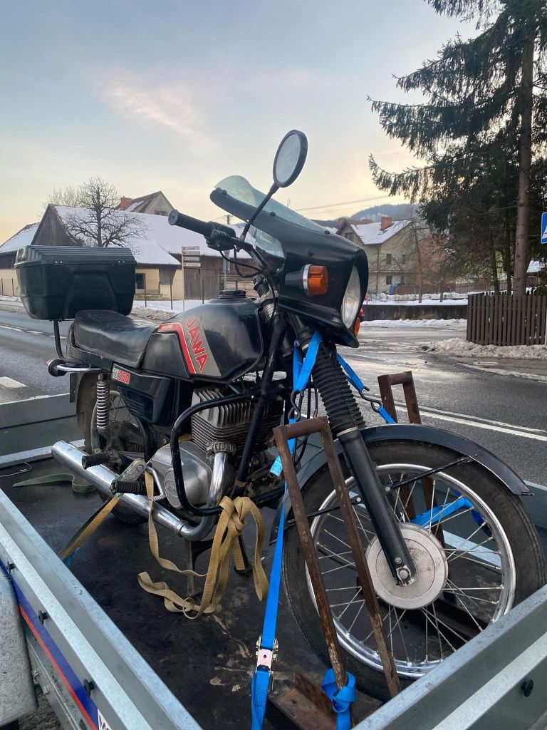 Kufer Unico ze stelażem  MZ 250 jawa ts 350