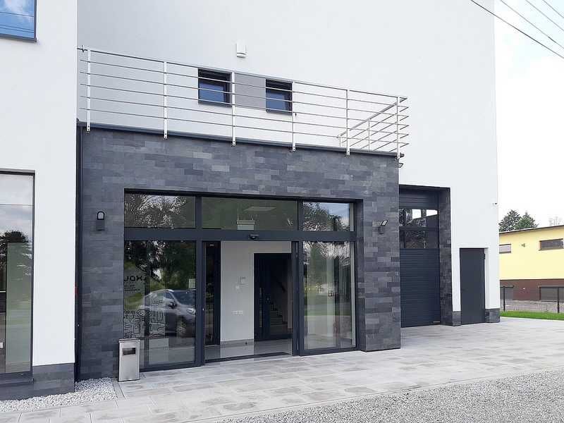 Łupek Black Slate 30x10 - Kamień naturalny na Elewacje i Ściany