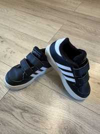 Buty chlopiece ADIDAS r. 23 czarne + buty z decathlonu